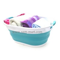 Collapsible TPE/PP Oval Tub