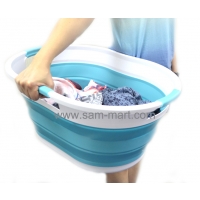  Collapsible Oval Laundry Basket
